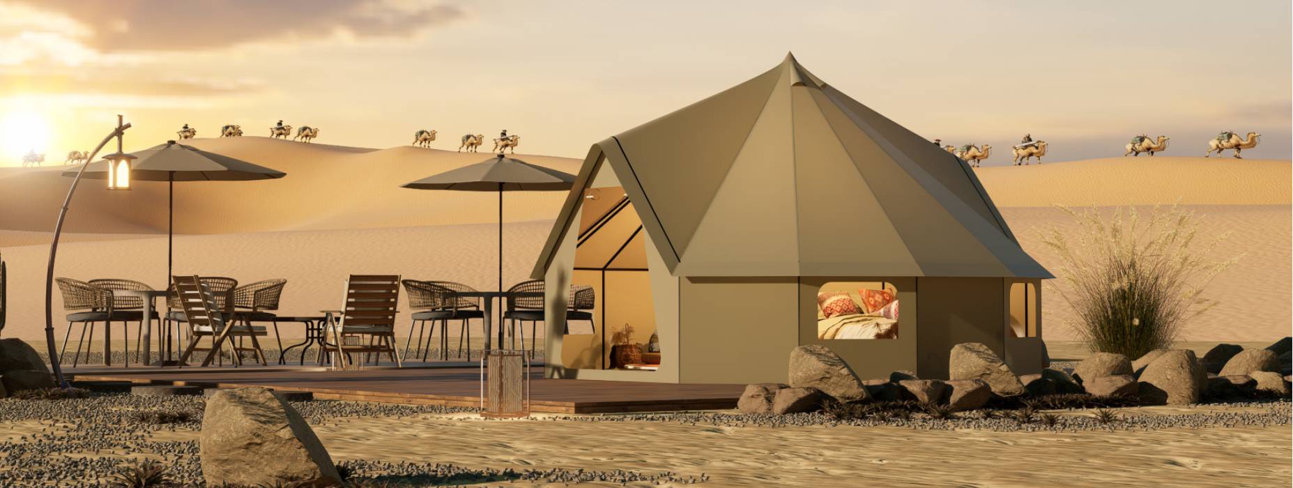 吉安露营酒店帐篷产品